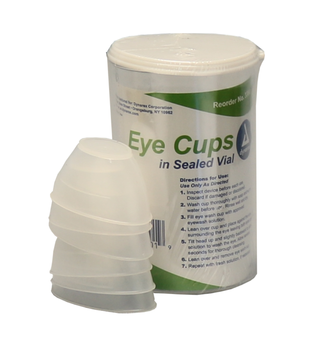 Disposable Eye Cups 6/vial • First Aid Supplies Online