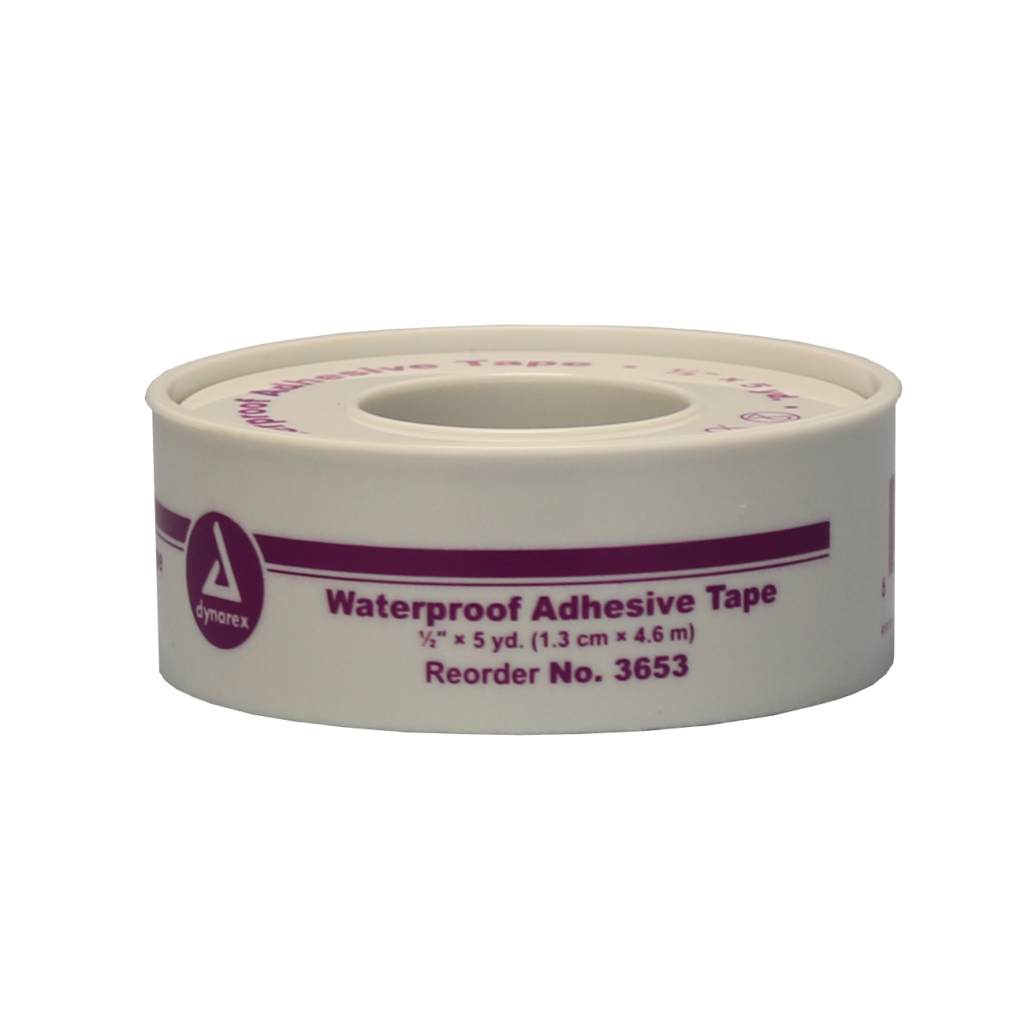 Dynarex waterproof adhesive tape 1/2" x 5yards