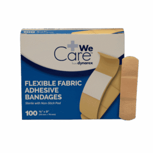 Dynarex Fabric Adhesive Bandages 100 count box