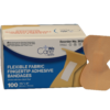 Dynarex Flexible Fabric Fingertip Adhesive Bandages Large - 100/box