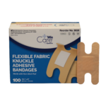 Dynarex Flexible Fabric Knuckle Adhesive Bandages - 100/box