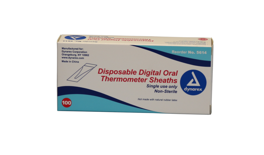 Disposable digital thermometer probe covers
