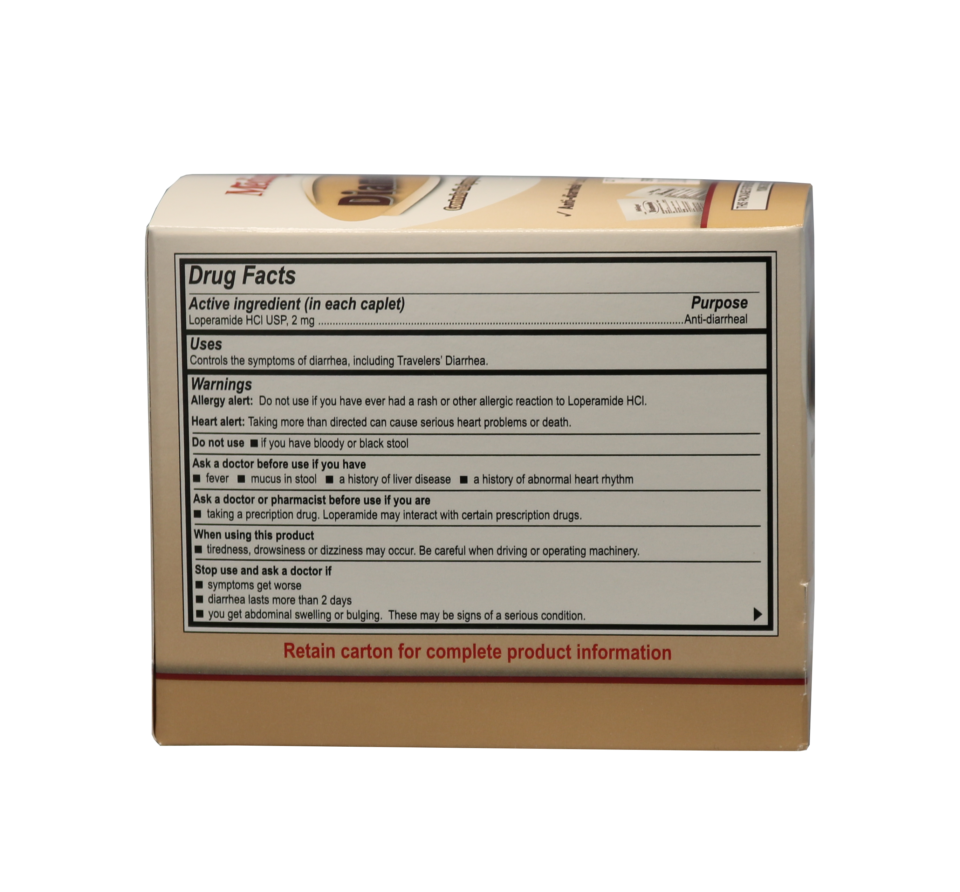 Diamode Diarrhea Relief 24/Caplet box • First Aid Supplies Online