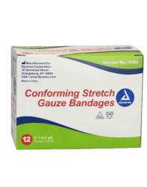 Non-sterile Stretch Gauze 3" x 4.1yards - 12/box - Image 2