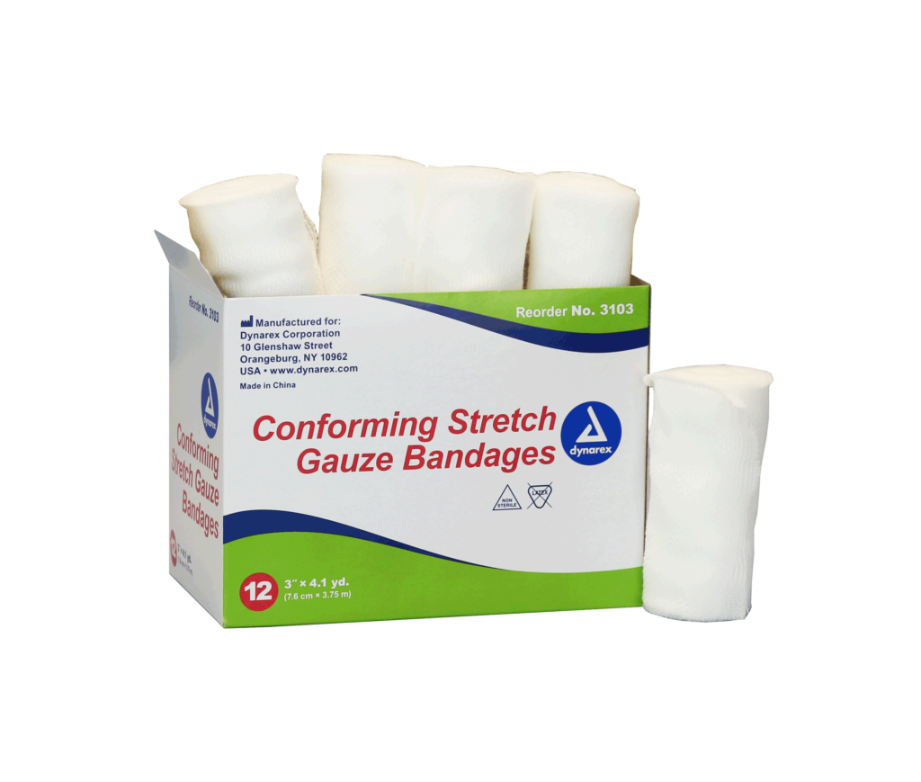 Non-sterile Stretch Gauze 3" x 4.1yards - 12/box