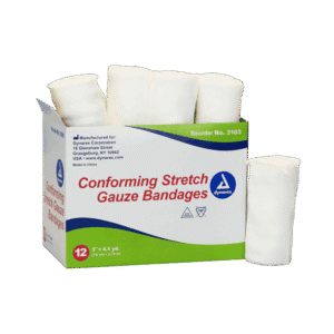 Non-sterile Stretch Gauze 3" x 4.1yards - 12/box - Image 1