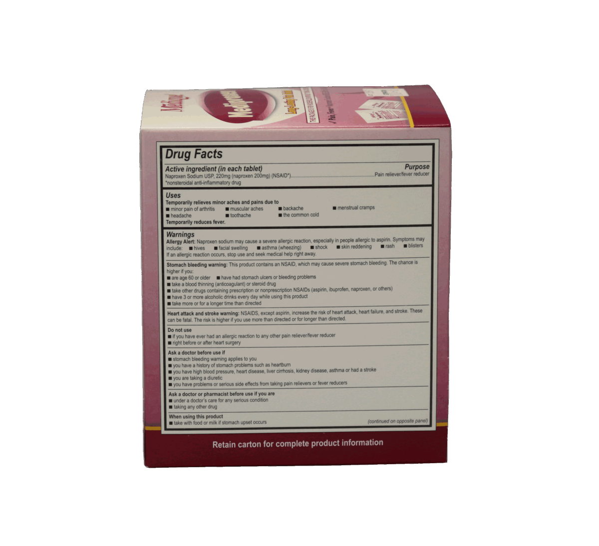 Mediproxen Pain Relief 100/box - Image 2