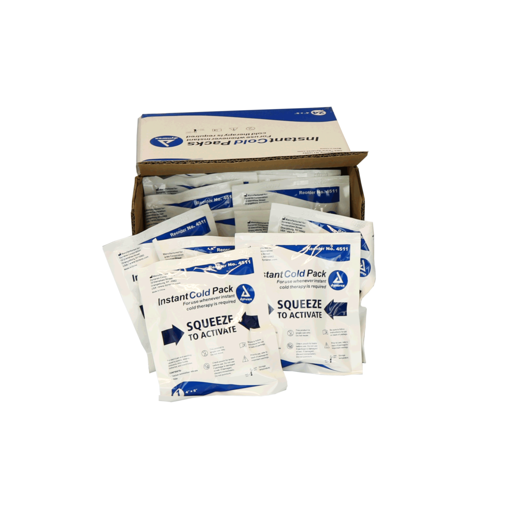 Dynarex instant cold packs small 24 box
