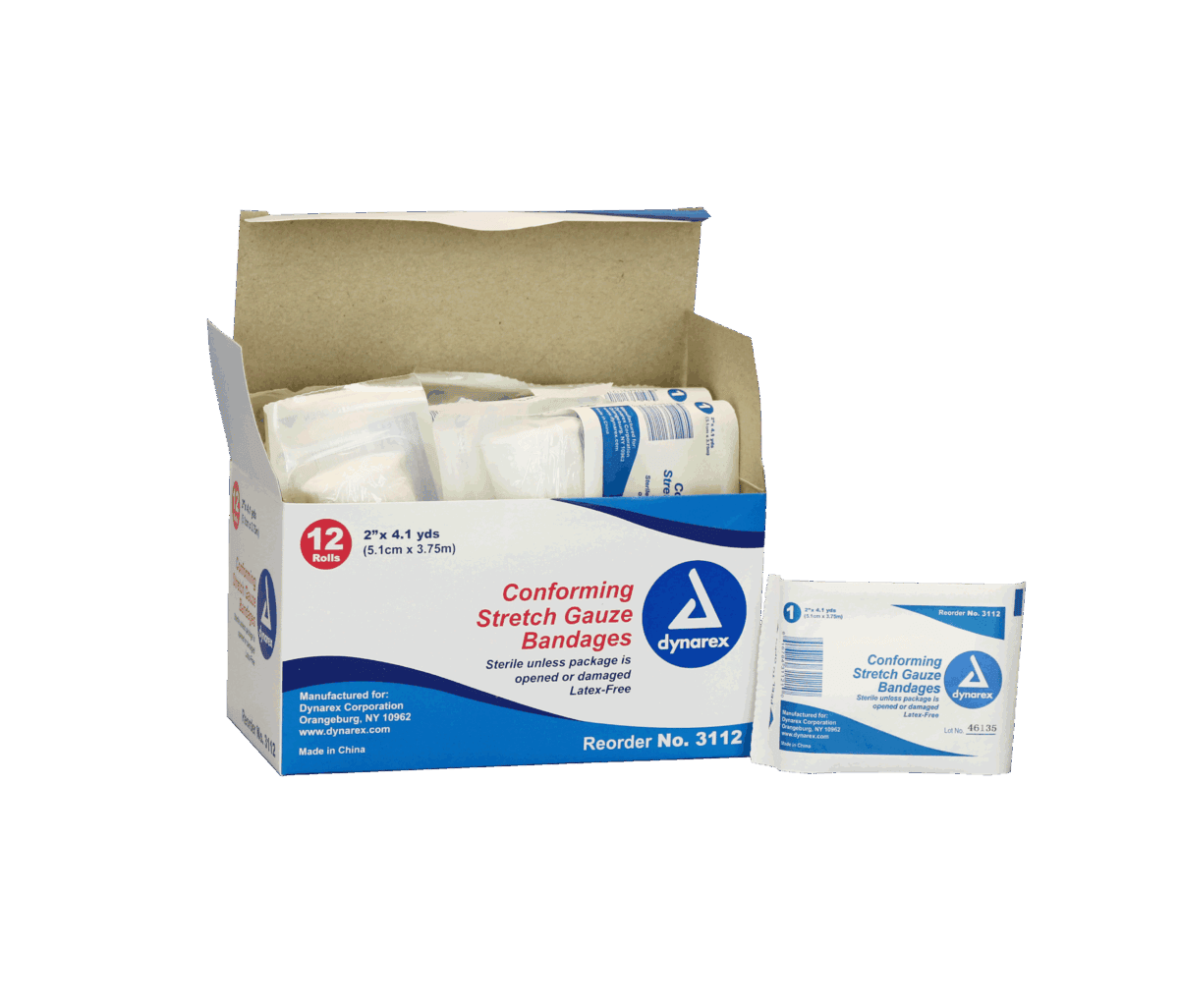 Stretch Gauze Bandage 2" x 4.1yds - Image 3