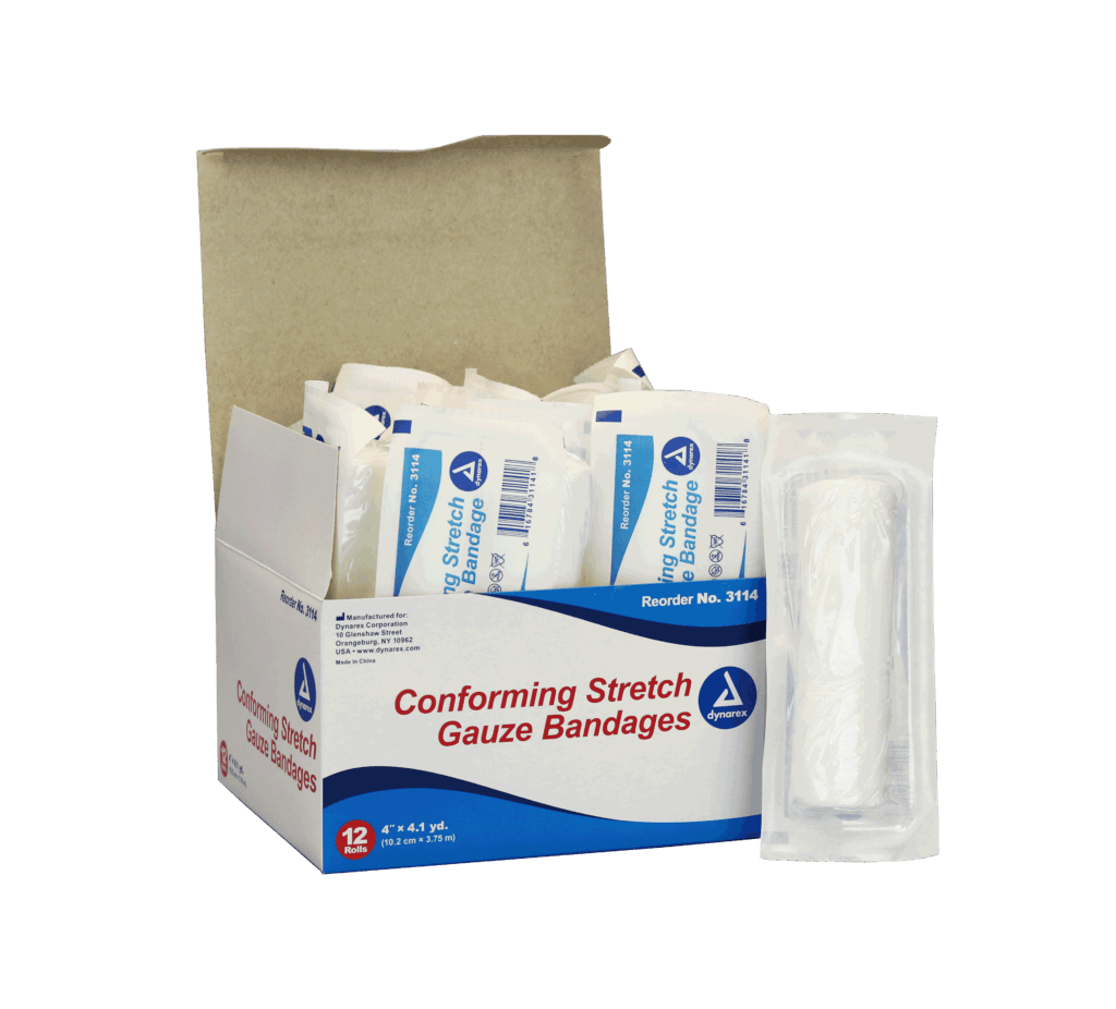 Stretch Gauze Bandage 4" x 4.1 yards