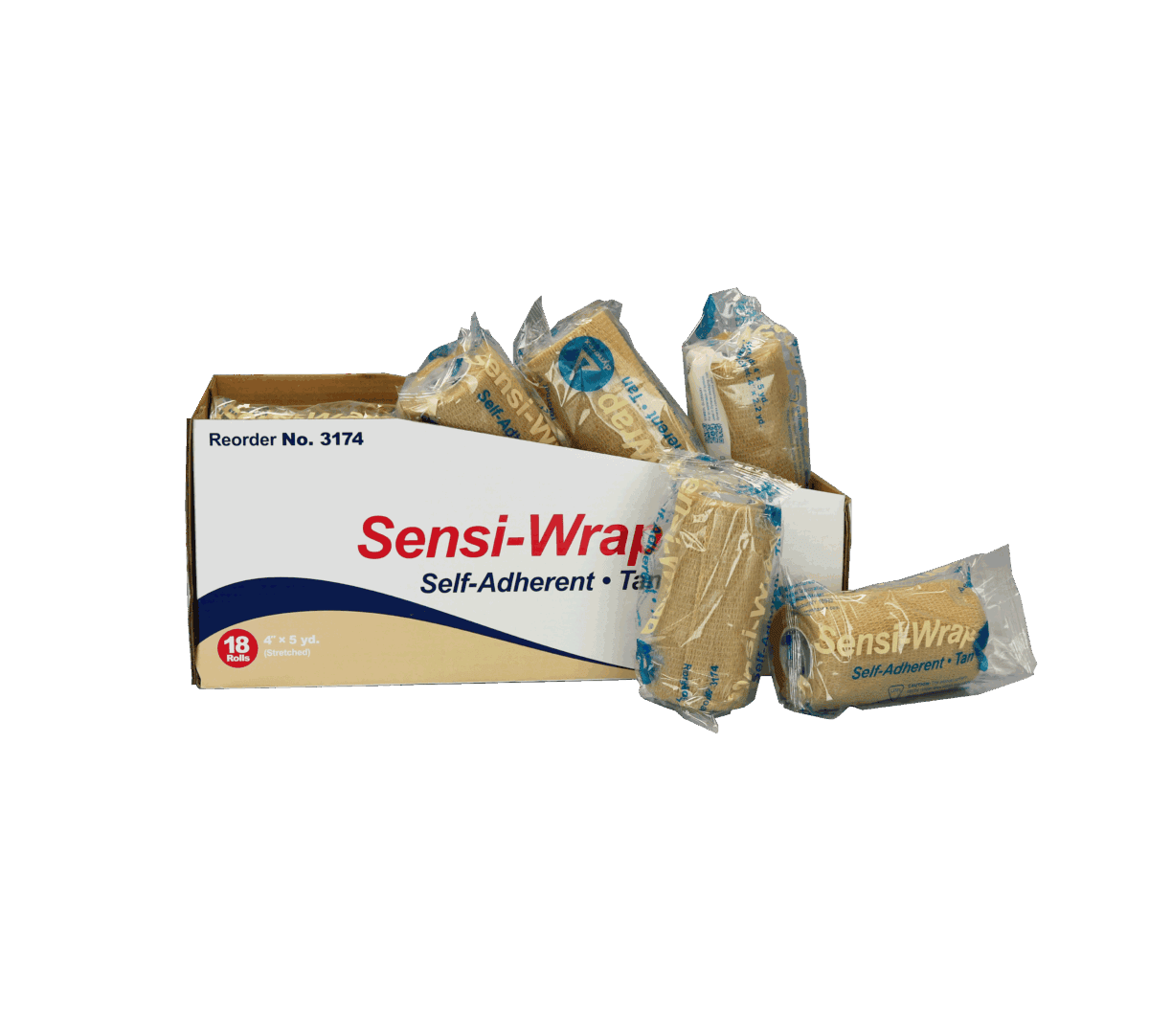 Sensi-Wrap Self-Adherent Wrap 4" - Image 2