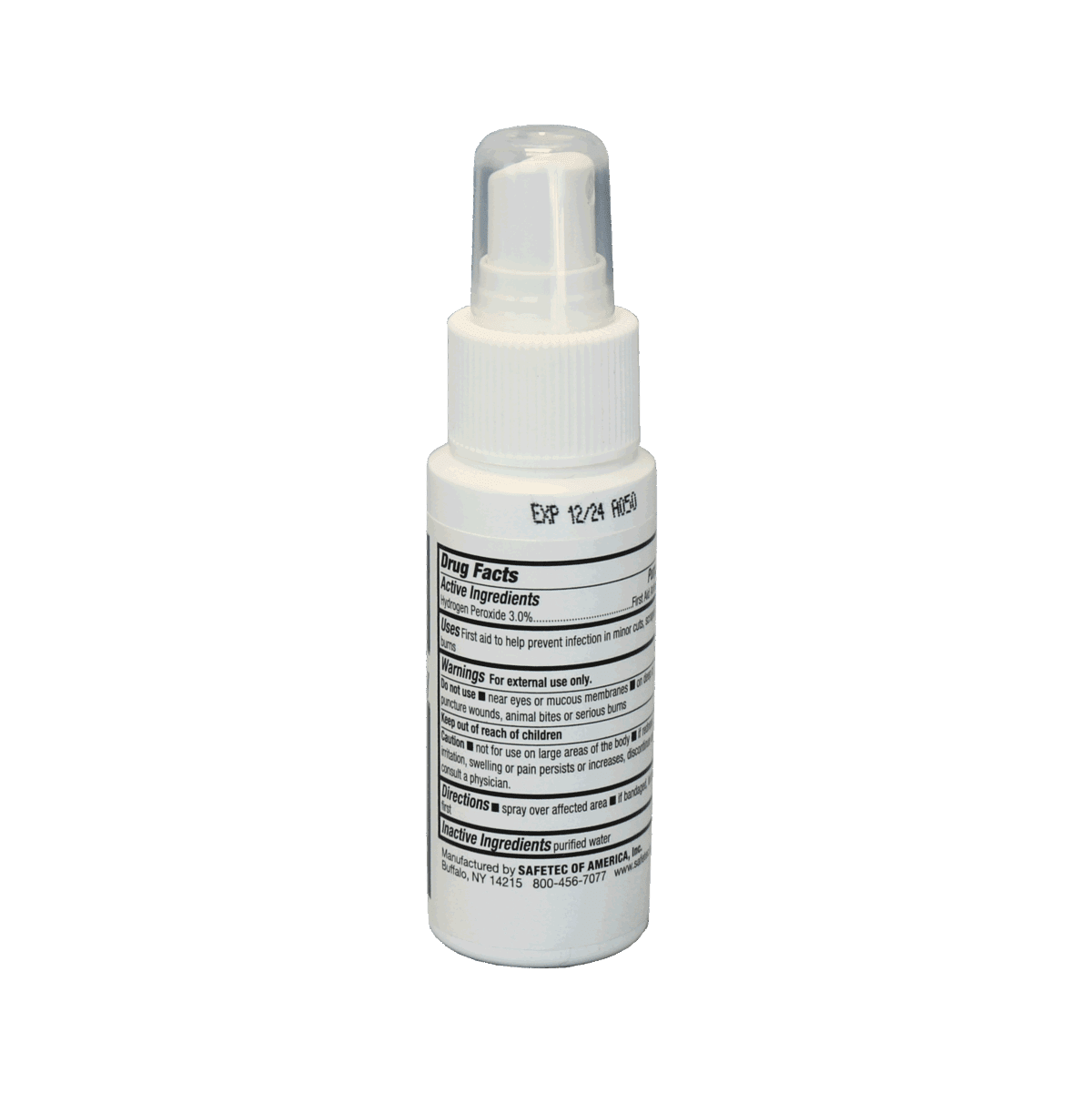 Safetec Hydrogen Peroxide Spray - 2 fluid oz. pump bottle - Image 2