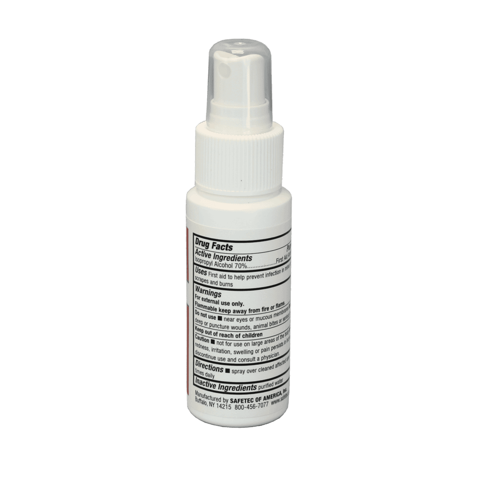 Safetec Alcohol Spray - 2 fluid oz. pump bottle