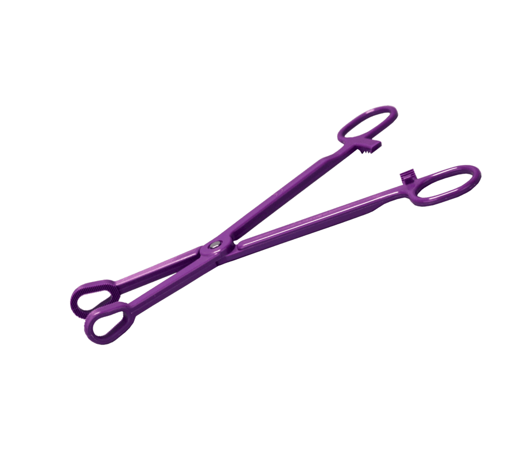 Plastic Sponge Forceps Serrated 7.5"