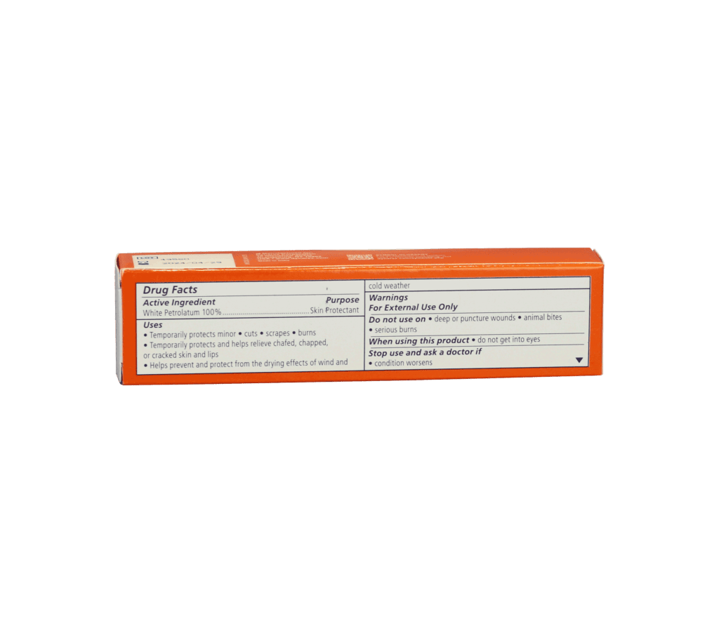 White Petrolatum Skin Protectant - 1 oz. tube