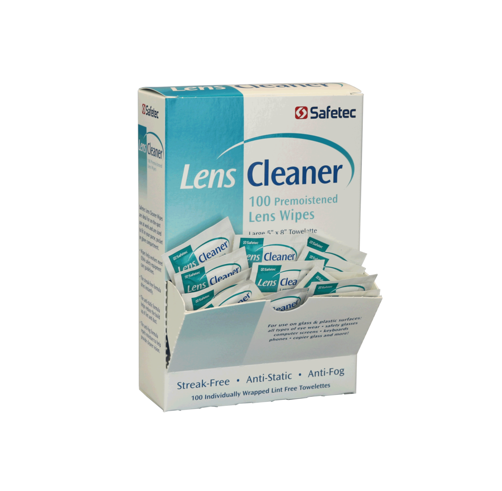 Safetec Lens Cleaner wipes