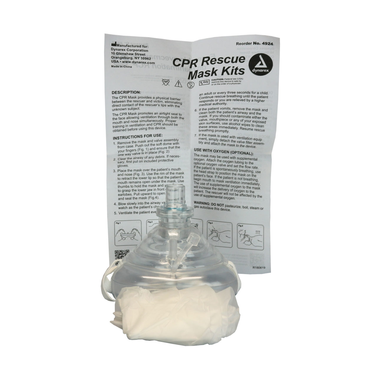 Dynarex CPR Rescue Mask Kit • First Aid Supplies Online