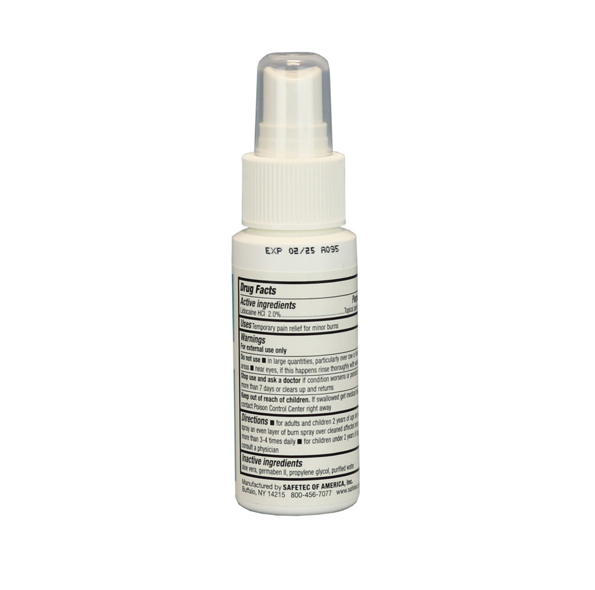 Safetec Burn Spray - 2 fluid oz. pump bottle - Image 2