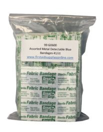 Blue Metal Detectable Elastic Bandage Refill Pack - Image 2