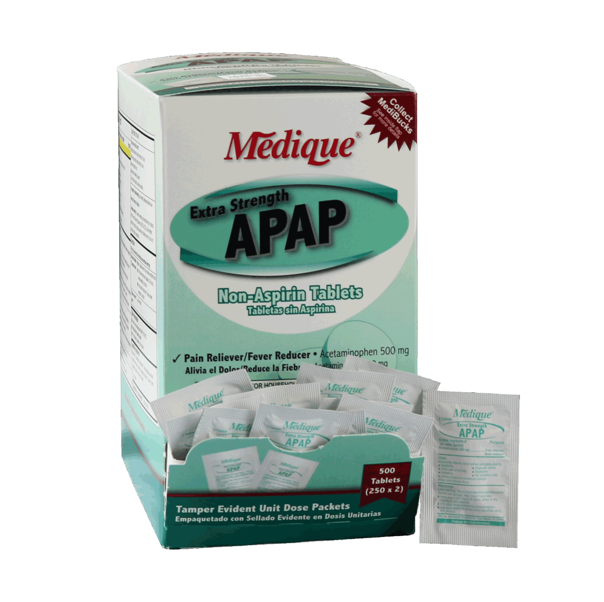 Extra Strength Non-Aspirin Tablets 250/box