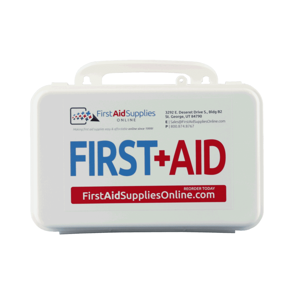10 unit plastic First Aid Kit