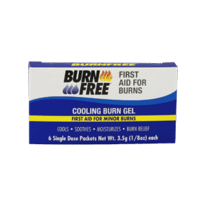 Burn Free Burn Gel 6 count packet box