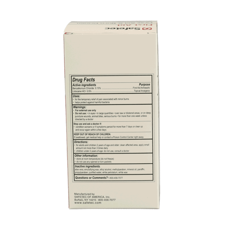 Safetec First Aid & Burn Cream 144/box • First Aid Supplies Online