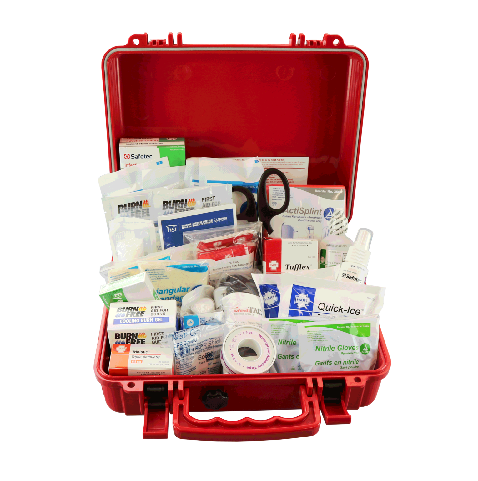 Red Rugged Class B First Aid Kit • First Aid Supplies Online 