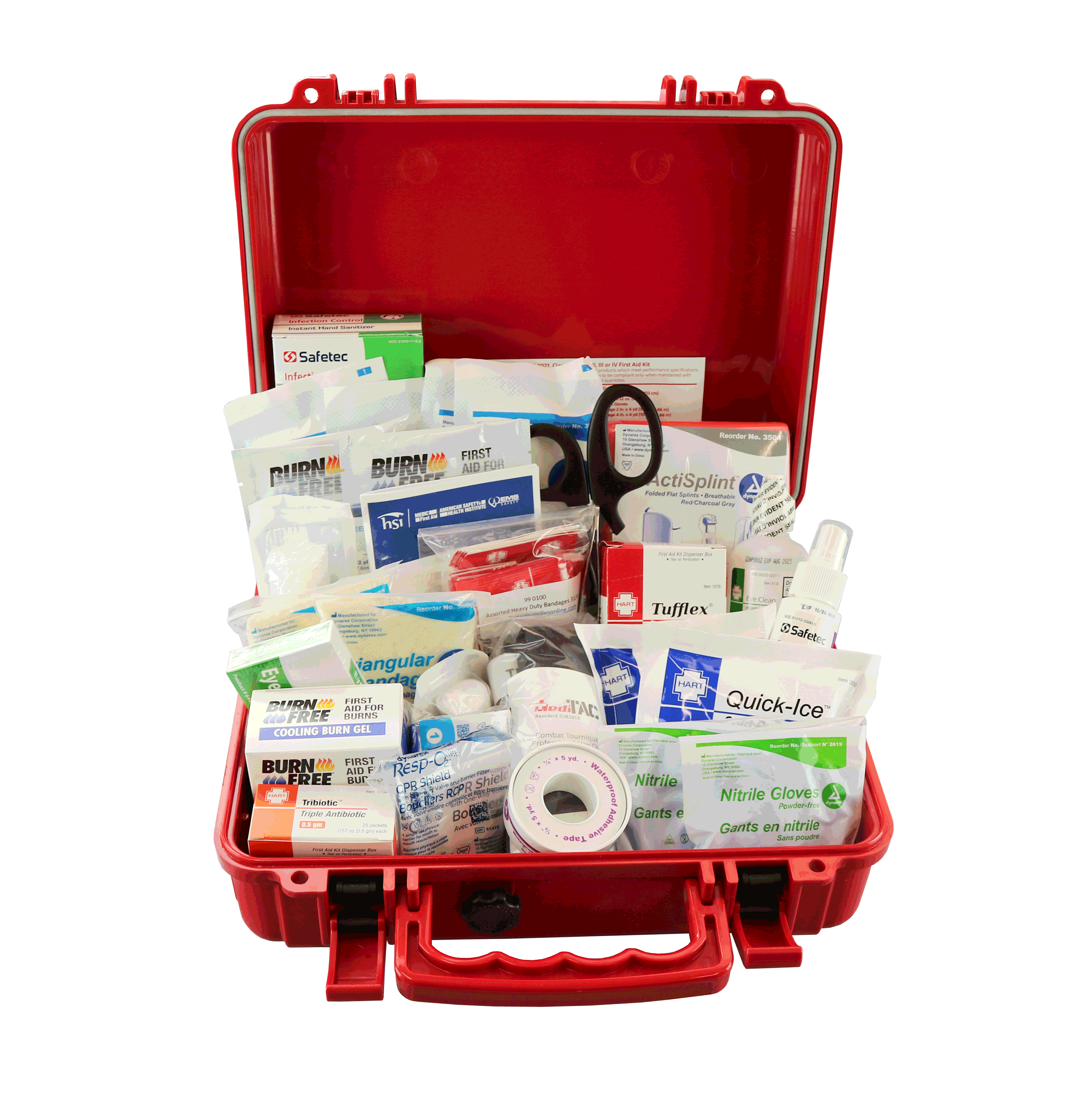 open first aid box