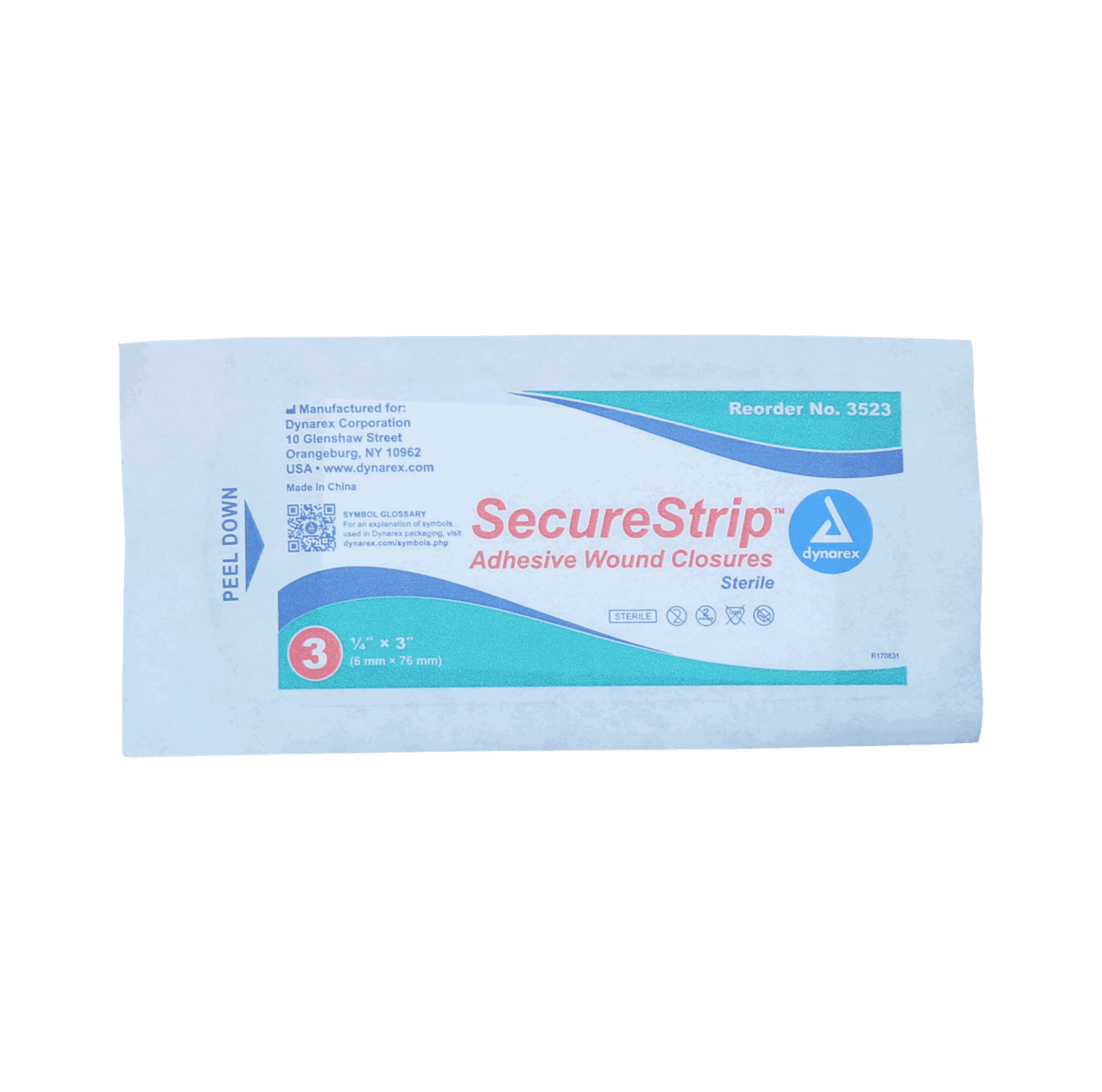 Adhesive Wound Closure 1/4" x 3" 3/Pouch • First Aid Supplies Online