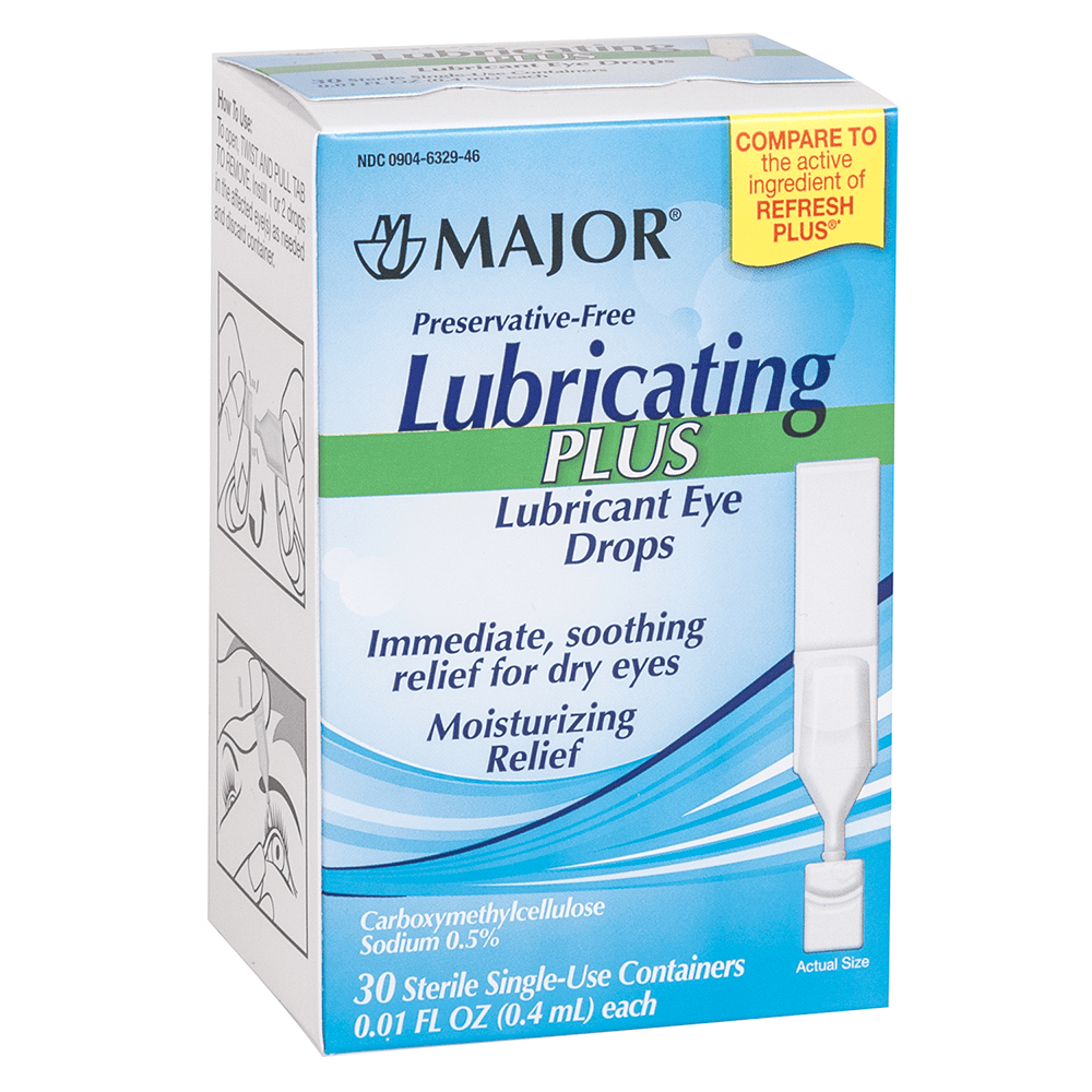 Lubricant Eye Drops 30-count box