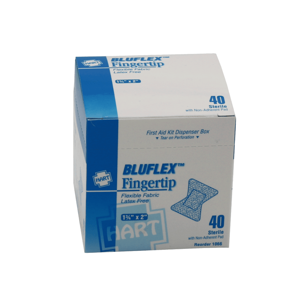 Bluflex fingertip bandages 40-count box