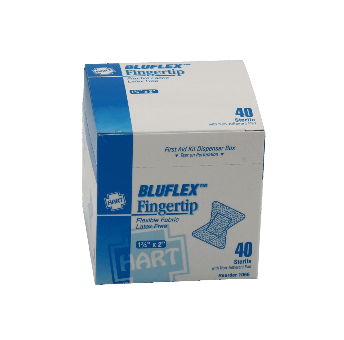 Bluflex fingertip bandages 40-count box
