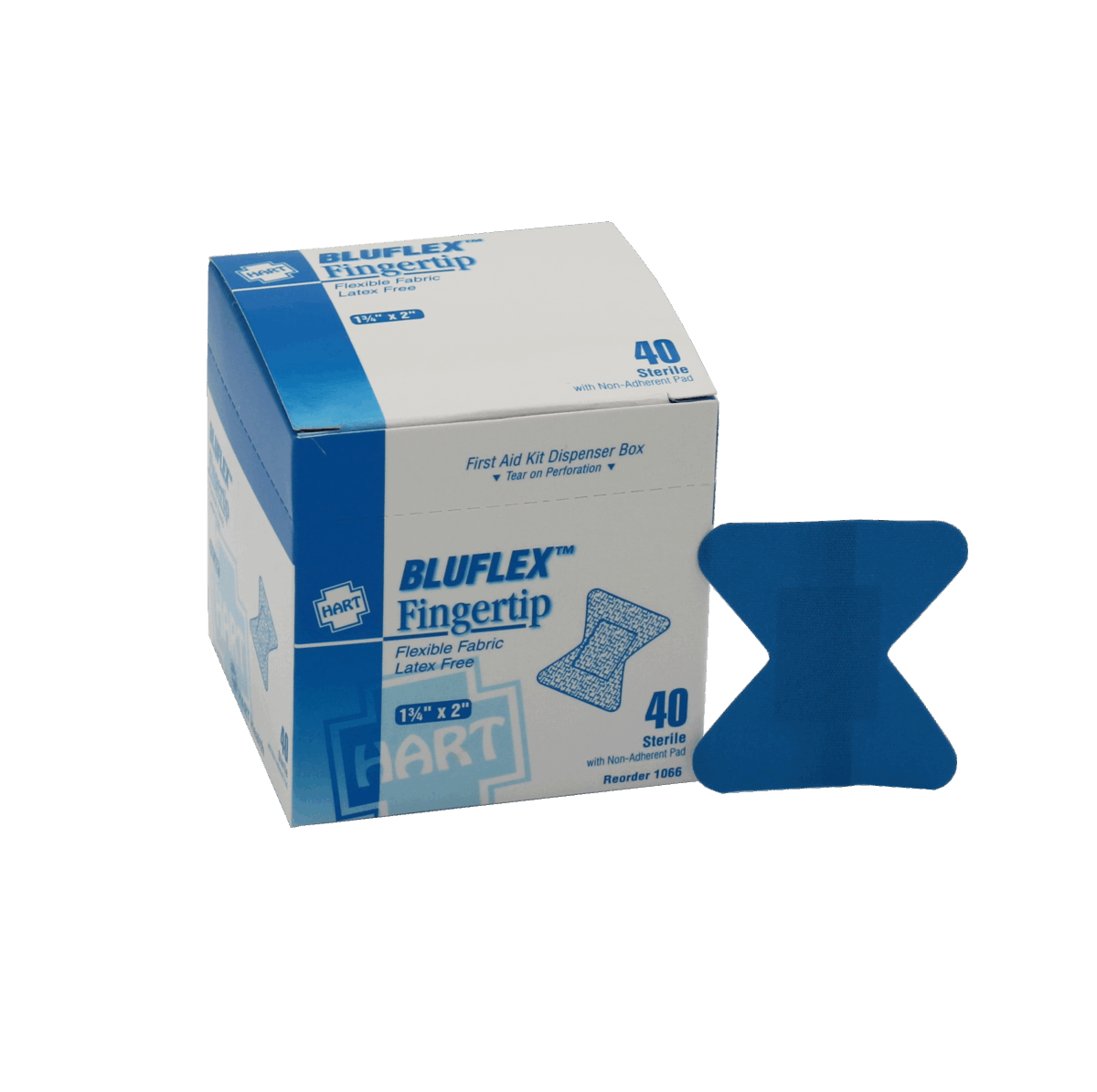 BluFlex Fingertip Bandages 1-3/4 x 2" - 40/box - Image 2
