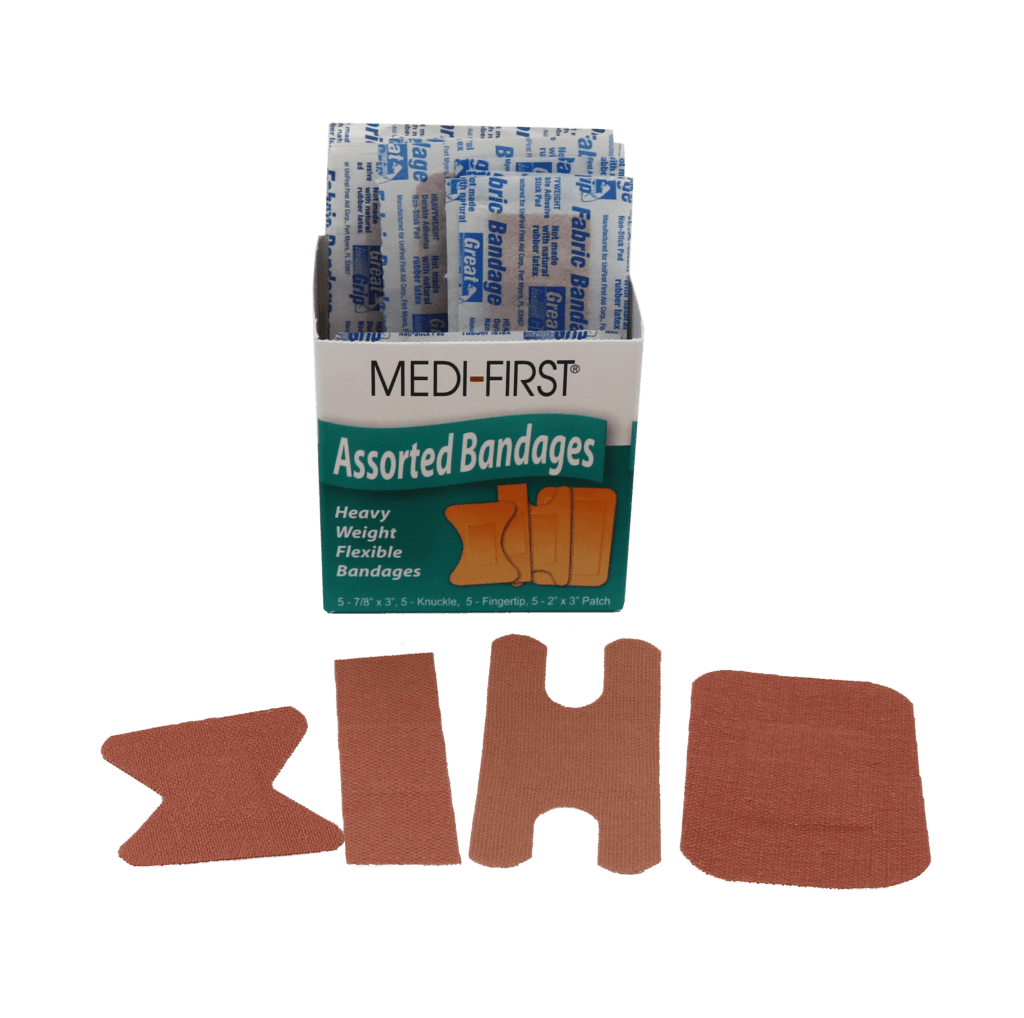 Assorted Heavy Weight Flexible Bandages - 20/box