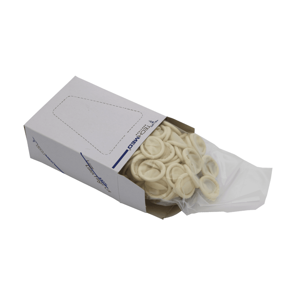 Lightweight Latex Finger Cots Large - 144/box