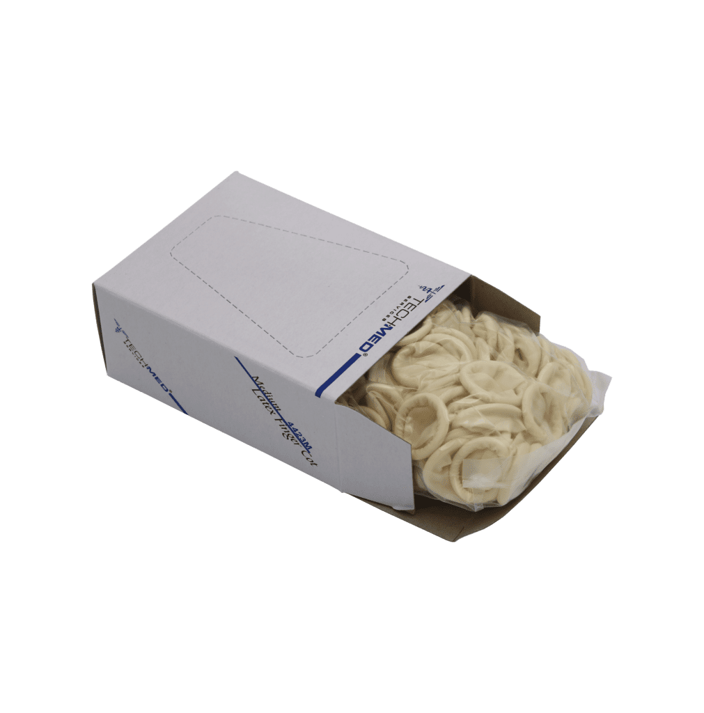 Lightweight Latex Finger Cots Medium - 144/box