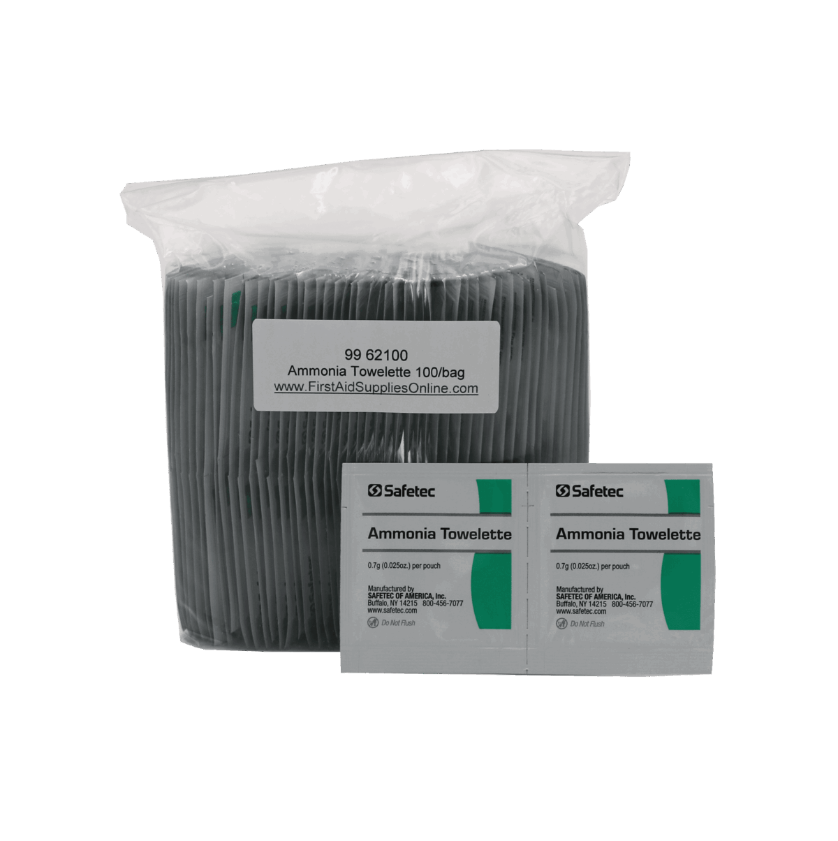 Ammonia inhalant pads bulk bag of 100