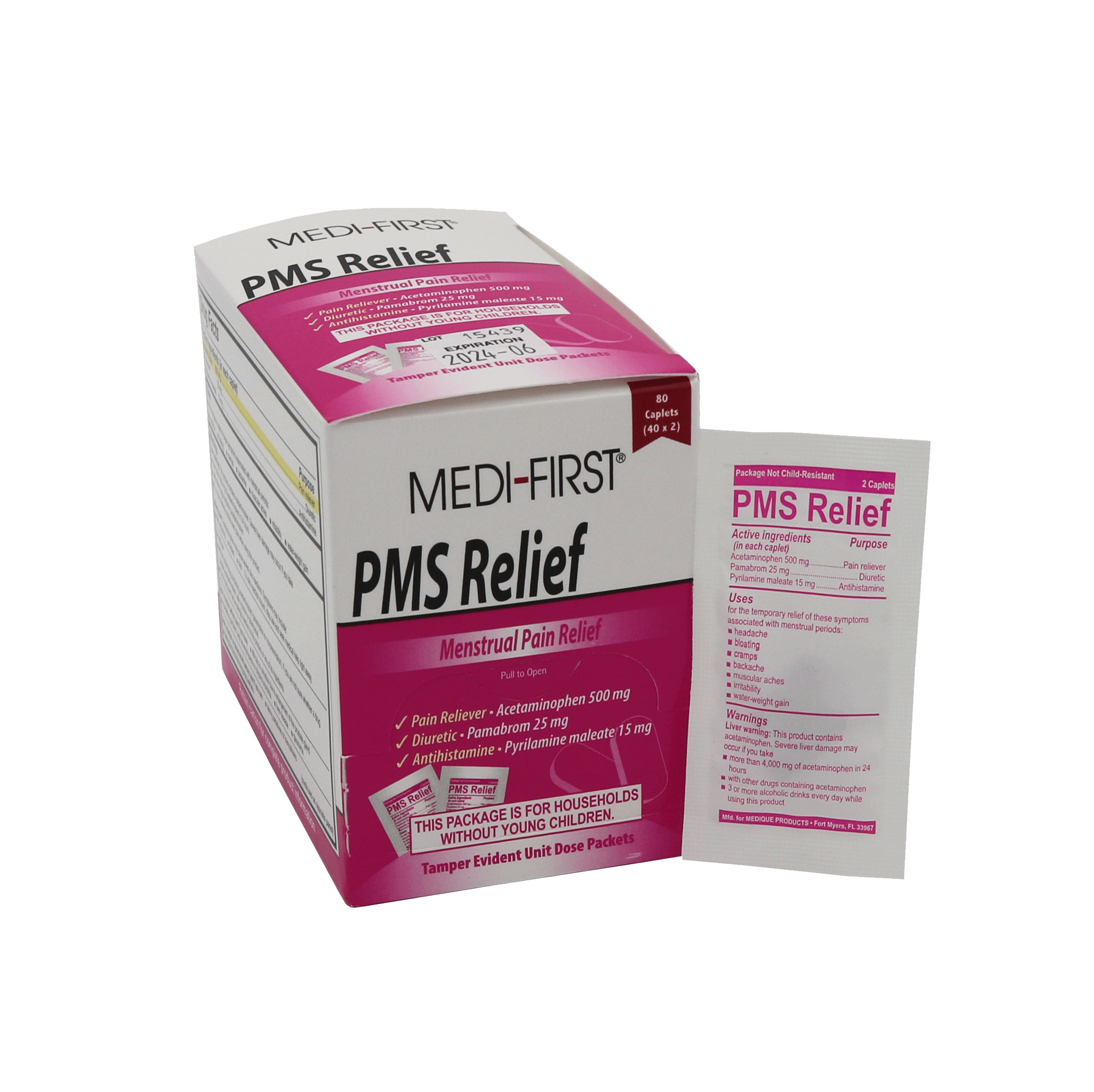 Medi First PMS Relief Tabs - 40/box