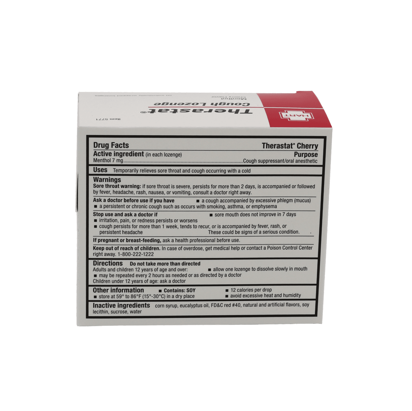 Therastat Cherry Cough Lozenges 50 per box • First Aid Supplies Online