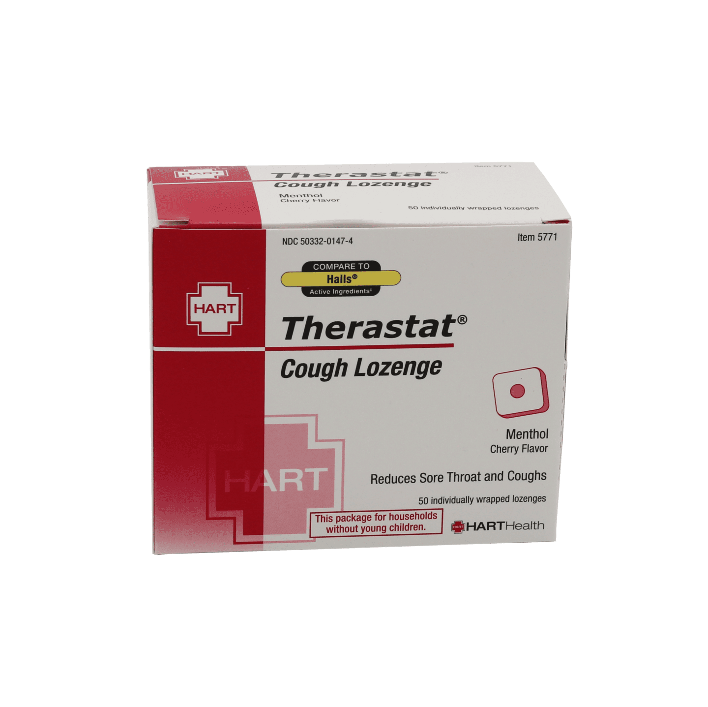 Therastat Cherry Cough Lozenges 50 per box • First Aid Supplies Online