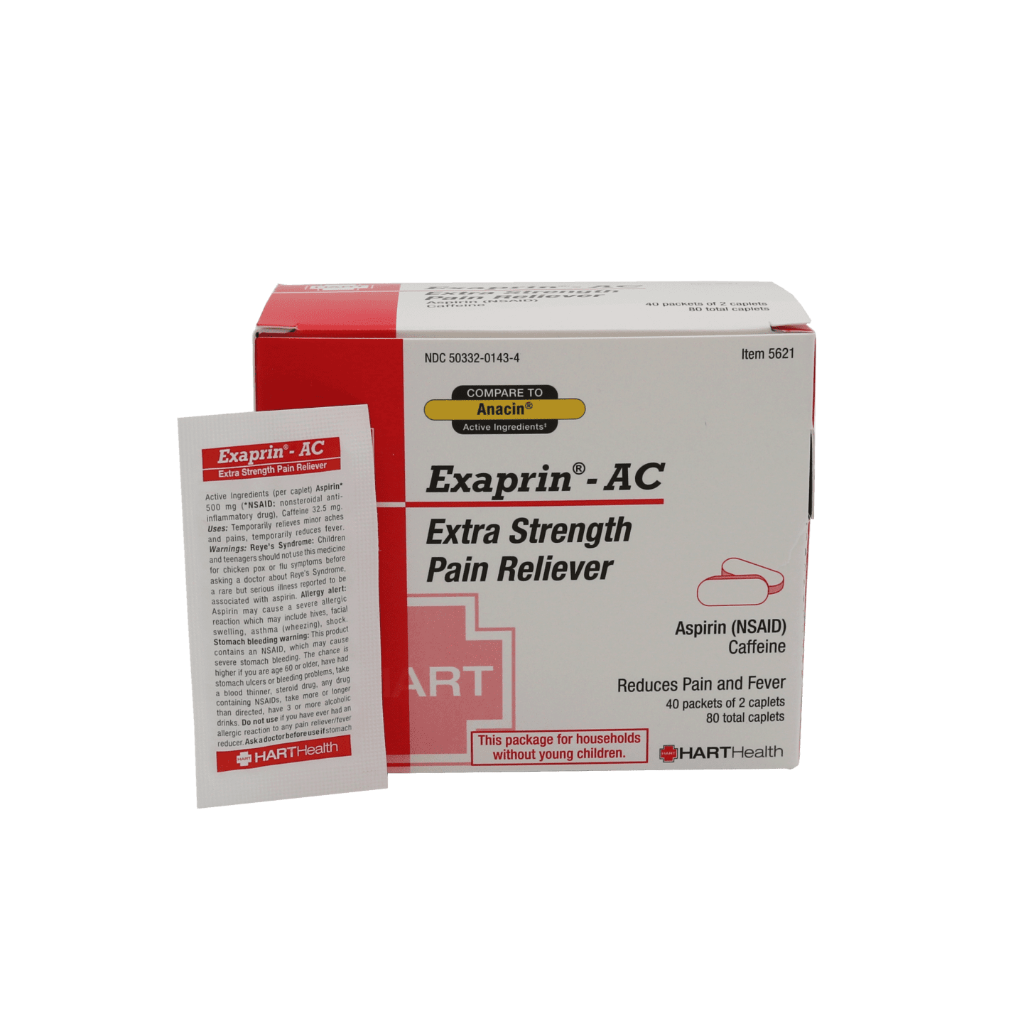 Exaprin Pain Reliever Extra Strength • First Aid Supplies Online