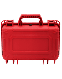 Red Waterproof Crushproof Case Slim– Empty • First Aid Supplies Online