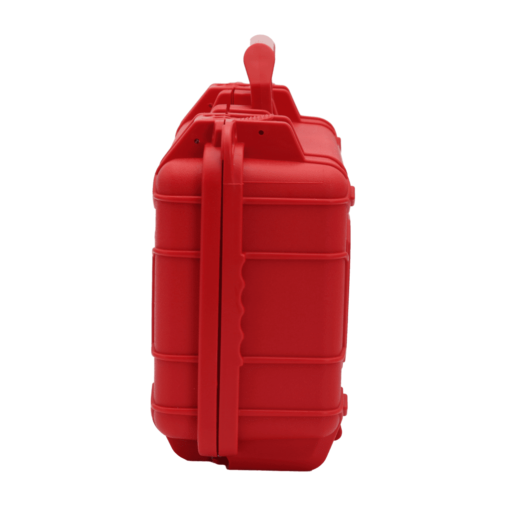 Red Waterproof Crushproof Case Slim– Empty