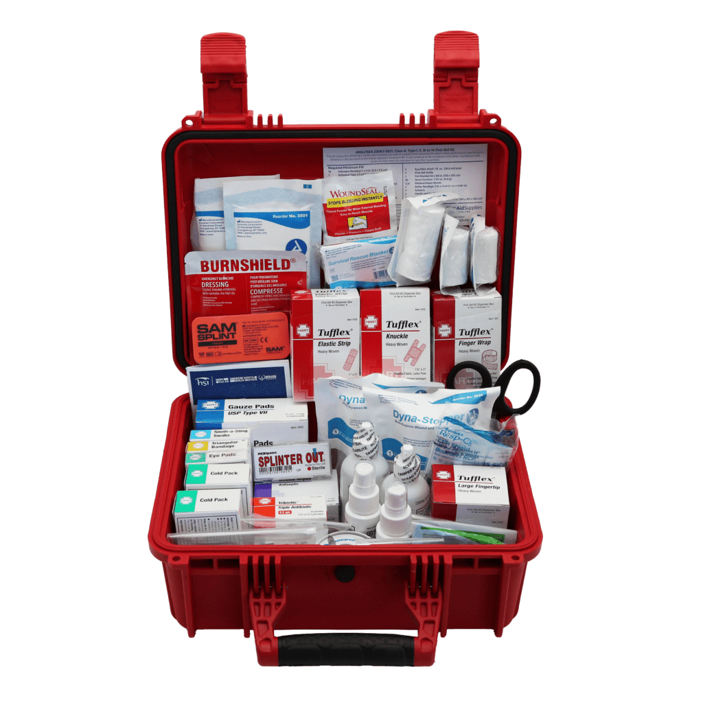 Red Rugged Class A First Aid Kit Large • First Aid Supplies Online