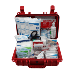 Red Rugged Portable First Aid Kit Portable first aid kit