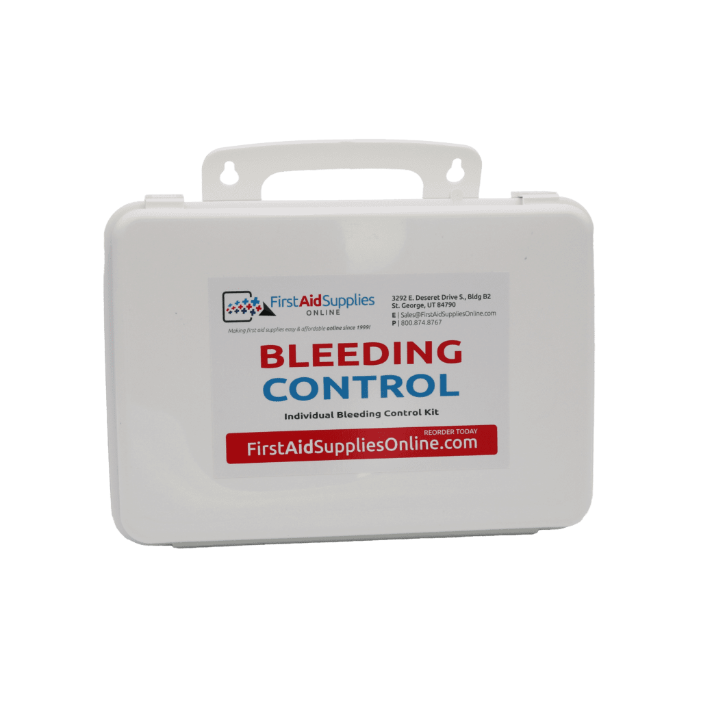 Indivudal Bleeding Control Kit in Plastic Box