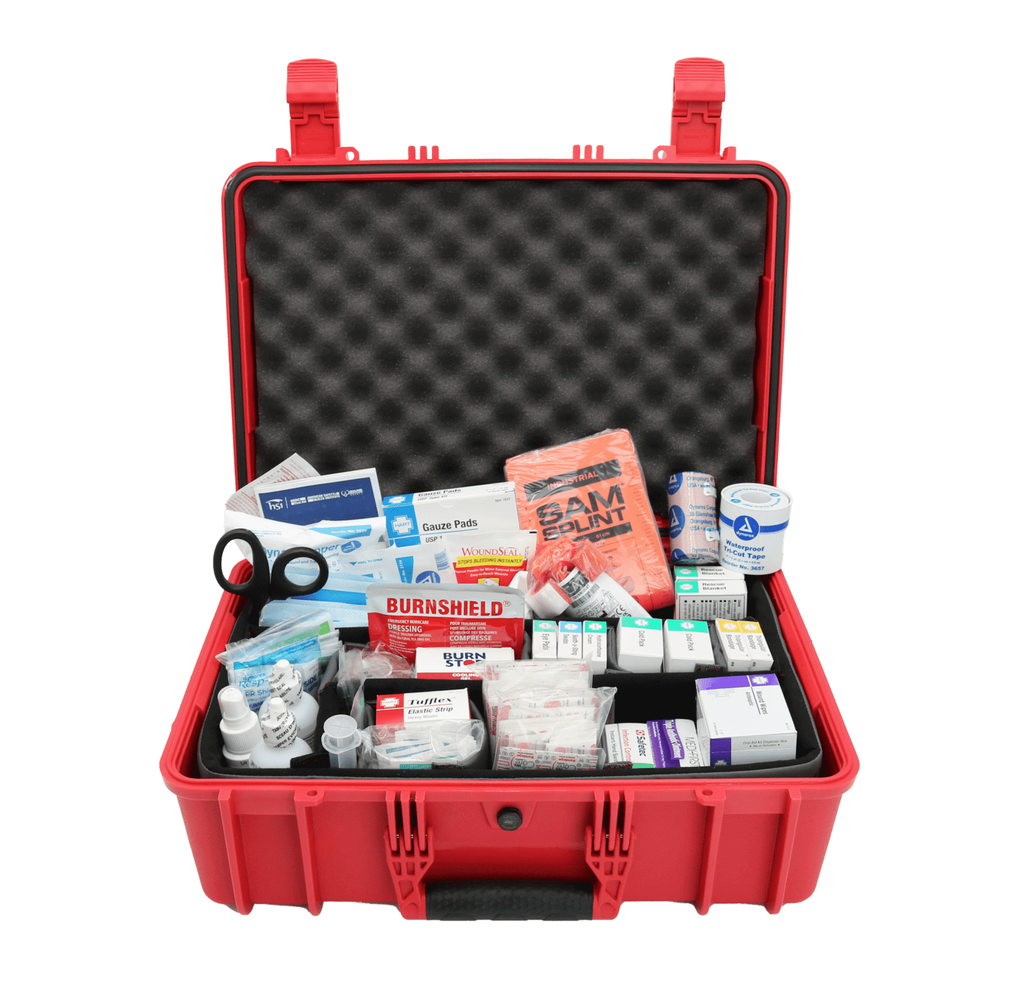 Red Rugged Class B Deluxe First Aid Kit Large • First Aid Supplies Online