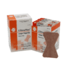 Ultraflex Flexible Fabric Large Fingertip Bandages in workplace dispenser box.