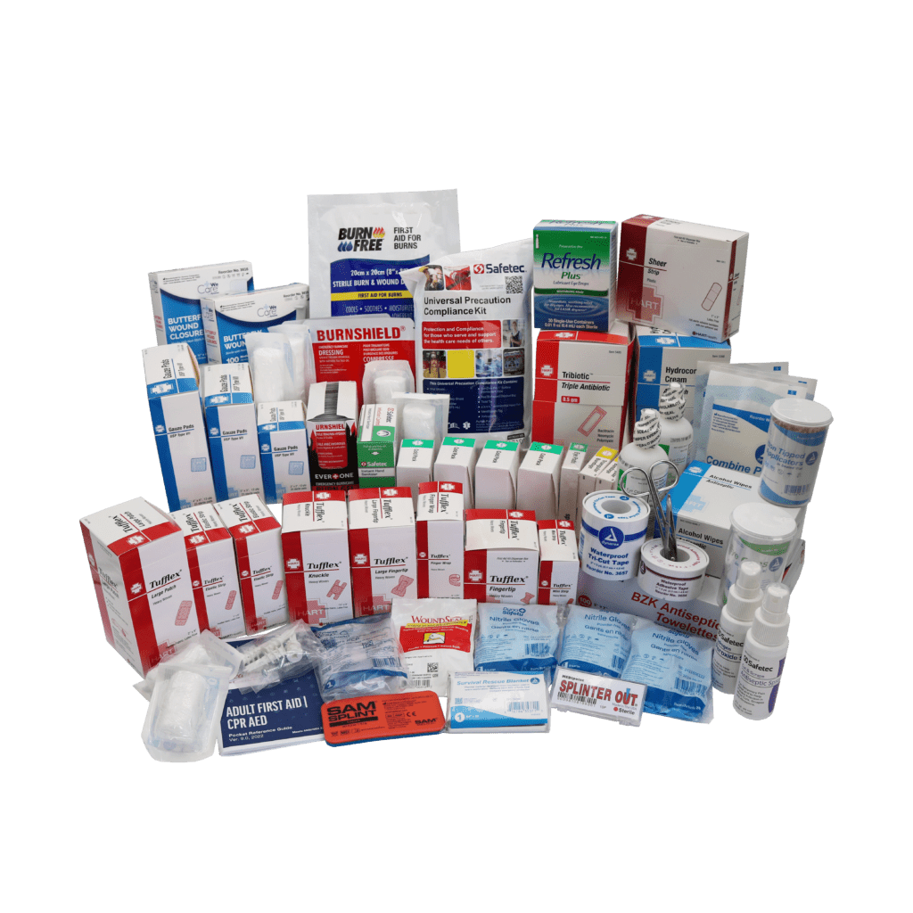 Extra Large Industrial Wall Cabinet First Aid Kit Refill no tablets
